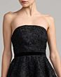 Mac Duggal 21416 Black Bubble Skirt Strapless Dress
