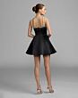 Mac Duggal 2427 Black Satin A-Line Dress