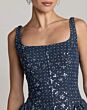 Mac Duggal 56299 Blue Square Neckline A-Line Dress