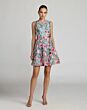 Mac Duggal 56409 A-Line Sleeveless Floral-Embroidered Dress