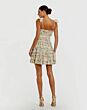 Mac Duggal 8084 Ruffle Strap A-Line White Multicolor Dress
