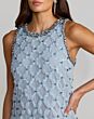 Mac Duggal 9432 Powder Blue Sleeveless Jewel Neck Dress