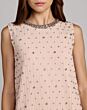 Mac Duggal 94354 Beaded Sleeveless Column Blush Dress