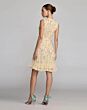 Mac Duggal 9474 Ruffle Hem Beaded A-line Lemon Dress