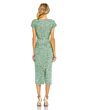 Mac Duggal 10766 Cap Sleeve Midi Dress