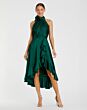 Mac Duggal 49488 Ruched Bodice High Low Dress