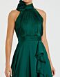 Mac Duggal 49488 Ruched Bodice High Low Dress
