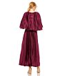 Mac Duggal 49638 Cape Sleeve Pleated Dress