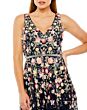 Mac Duggal 5527 Floral Beadwork V-Neck Dress