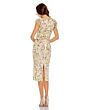 Mac Duggal 5722 Ruffle Sleeve Floral Beadwork Dress