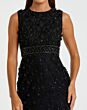 Mac Duggal 67853 Floral Appliques Sleeveless Dress