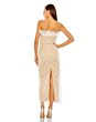 Mac Duggal 68140 Feather Neckline Strapless Dress