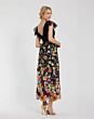 Mac Duggal 68204 Floral Skirt Ruffle Sleeve Dress