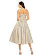 Mac Duggal 68350 Square Neck Taffeta A-Line Dress