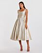 Mac Duggal 68350 Square Neck Taffeta A-Line Dress