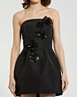 Mac Duggal 21008 Strapless 3D Floral Fitted Dress