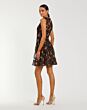 Mac Duggal 8307 Ruffle High Neck Sleeveless Floral Dress