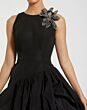 Mac Duggal 11952 A-Line Bubble Skirt Black Dress