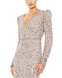 Mac Duggal 10740 Ruffle Hem Sequin Dress