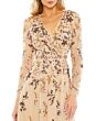 Mac Duggal 35103 Long Sleeve Embroidered Dress