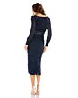 Mac Duggal 93593 Bishop Sleeve Beaded Dress