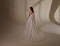 Mori Lee 4138 Matilda Double Belt Plunging Neck Wedding Gown