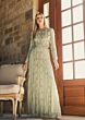 Mac Duggal 10077 Jewel Neckline Beaded Long-Sleeve Dress