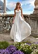 Alyce Paris 7100 Cowl Neck Open Back Bridal Dress