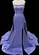 Ava Presley 40088 Sweetheart Neck Satin Overskirt Dress