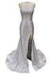 Ava Presley 42229 Cutout Back Beaded Strapless Neck Dress
