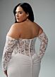 Sophia Tolli Y3180 Lucie Scoop Neckline and Off the shoulder Wedding Dress