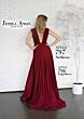 Jessica Angel 797 Plunging Back High Slit Dress
