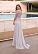 Alyce Paris 27470 Lace Bodice Three-Quarter Sleeve Dress