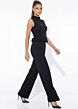 Jovani 52822 Sleeveless Bow Waist High Neck Jumpsuit