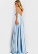 Jovani 46483 Embellished Neckline High Slit Dress