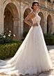 Jovani JB49761 Sleeveless A-Line Back Button Wedding Dress