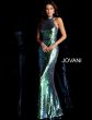 Jovani 63474 High Neck Sequin Prom Gown