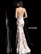 Jovani 63583 Floral Sequin Prom Dress