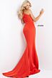 Jovani 04222 High Slit One Shoulder Dress