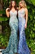 Jovani 06450 Backless Sequin Dress