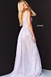 Jovani 06687 V-Neck Embroidered Dress