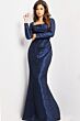 Jovani 06996 Square Neck Long Sleeve Dress