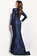 Jovani 06996 Square Neck Long Sleeve Dress
