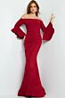 Jovani 07065 Bell Sleeve Off The Shoulder Dress