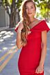 Montage by Mon Cheri 120905 Off The Shoulder Dress