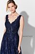 Ivonne D Exclusively for Mon Cheri 120D10 V-Neck Embroidered Dress