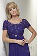 Christina Wu 17769 Lace Bodice V-Back Dress