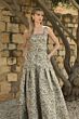 Mac Duggal 21054 Pleated A-Line Skirt Buckle Belt Dress