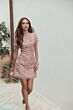 Mac Duggal 21072 Front Pocket Short Sleeve Dress