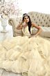 House of Wu 26880 Tiered Skirt Quinceanera Dress